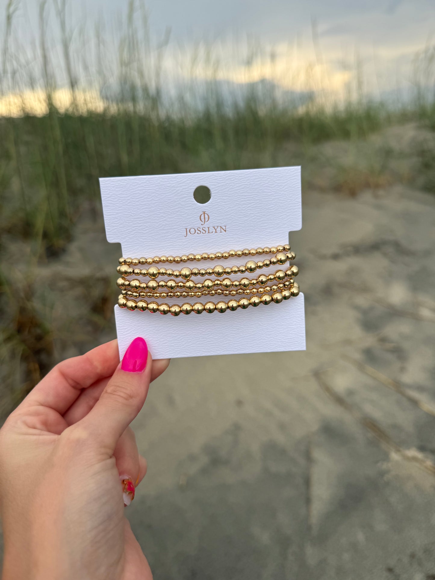 Gold Layer Bracelet Set
