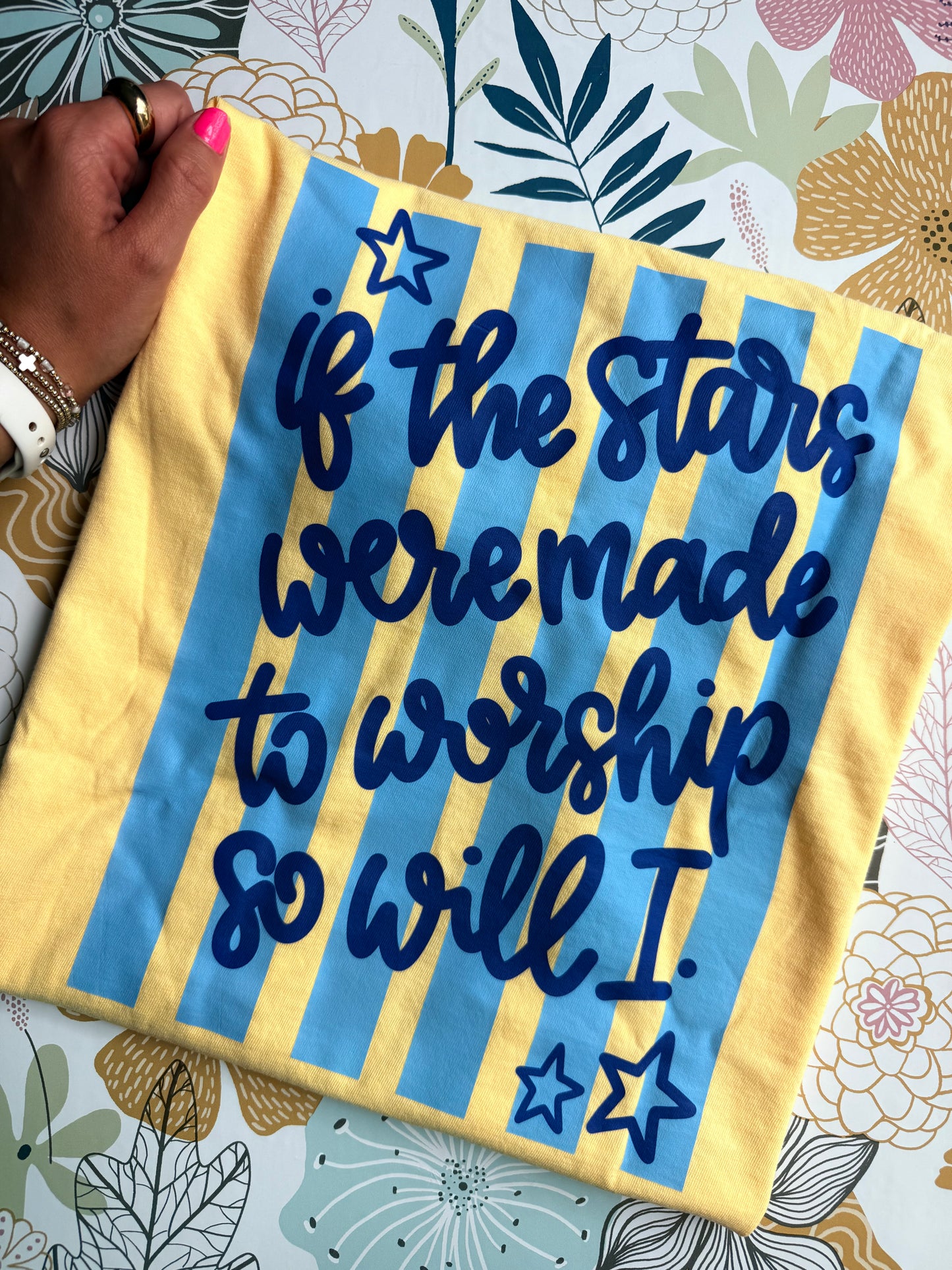 "If the stars were made to worship so will I" Tee
