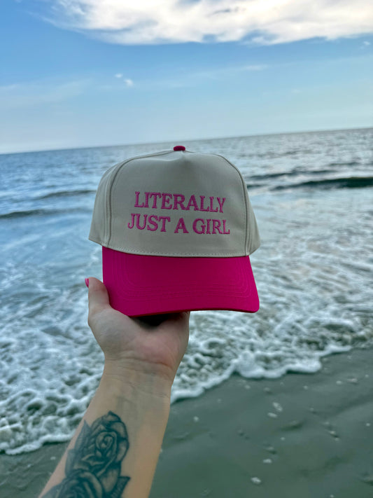 “Literally Just a Girl” Trucker Hat