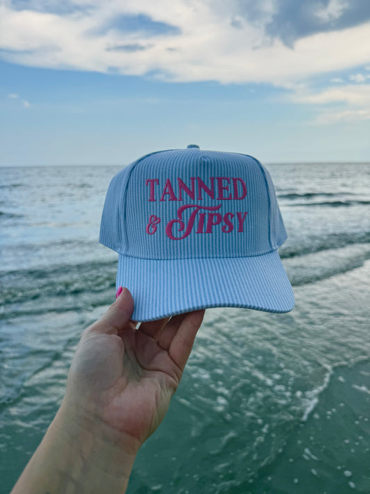 TANNED & TIPSY Trucker Hat