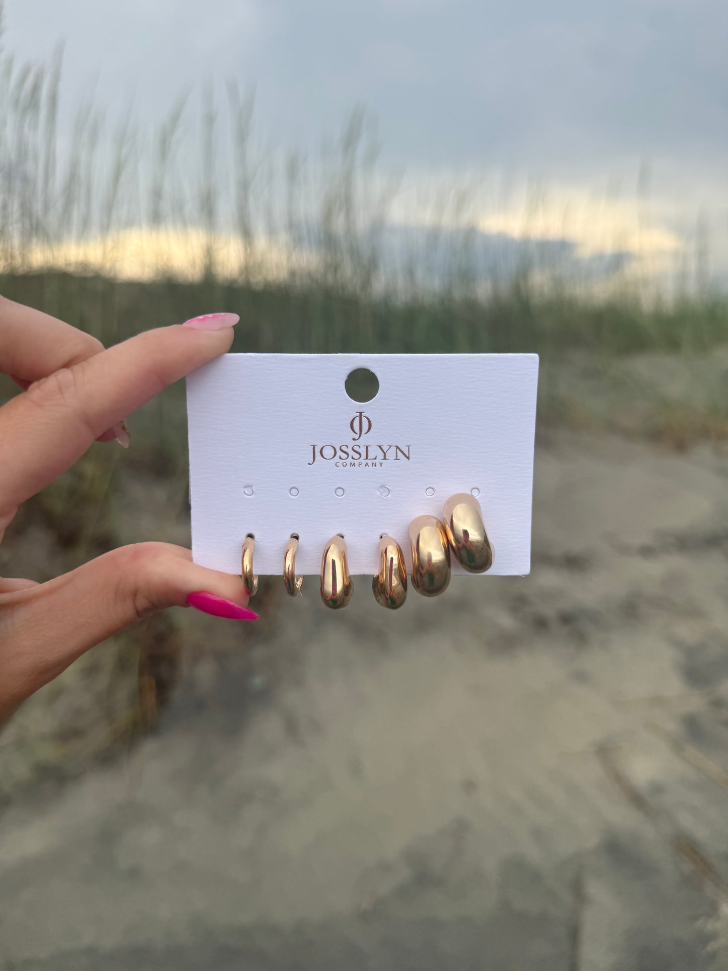 Bubble Hoop Earring Set